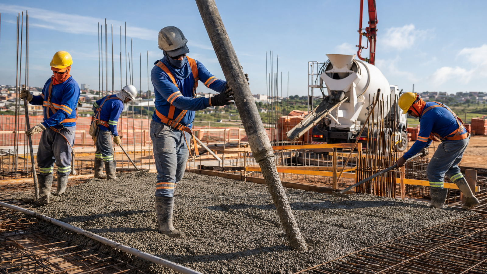Concreto bombeável em Ceilândia